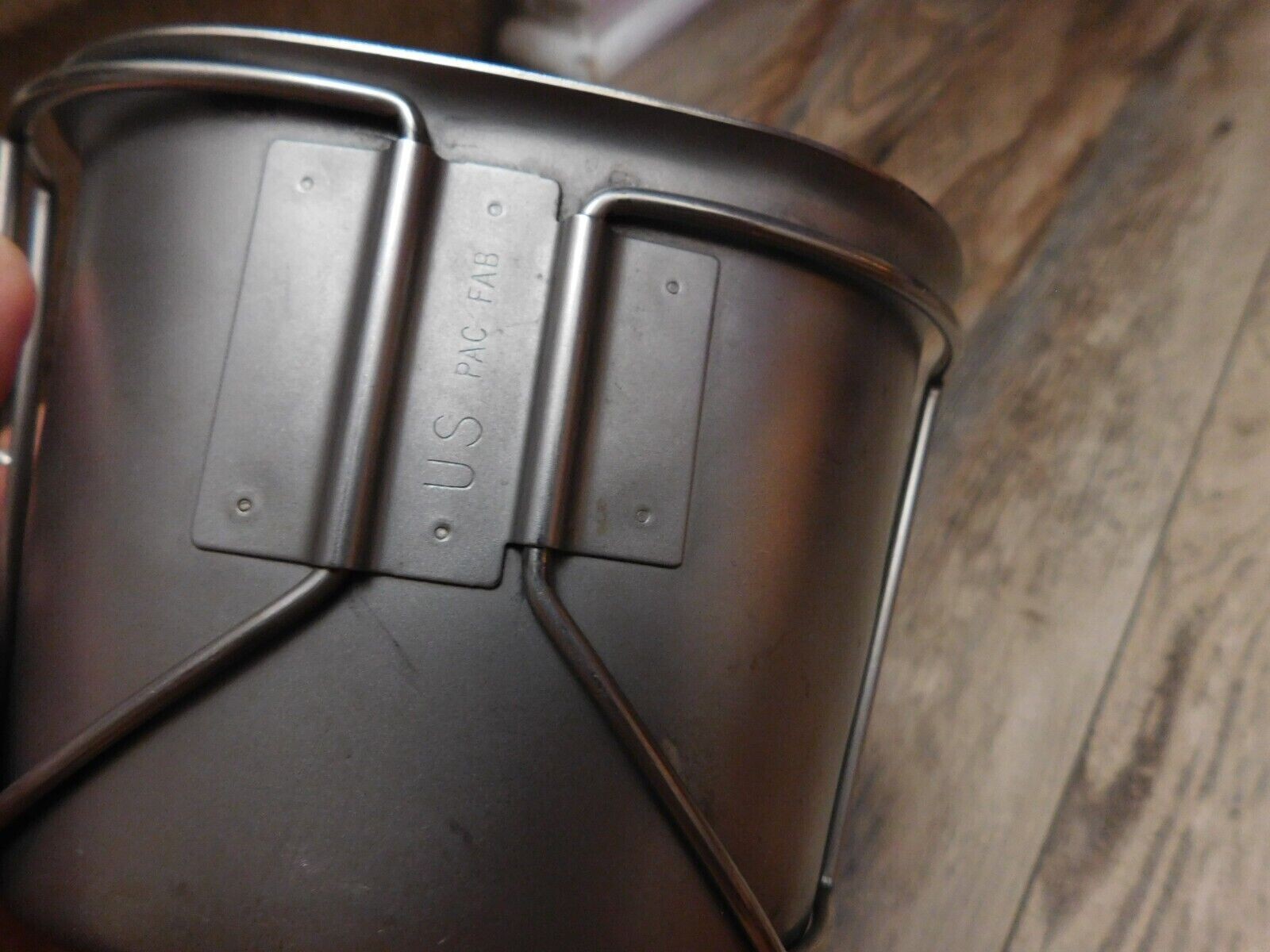 USGI Military Issue Stainless Steel Metal Canteen Cup Army USMC US Marines 1 QT