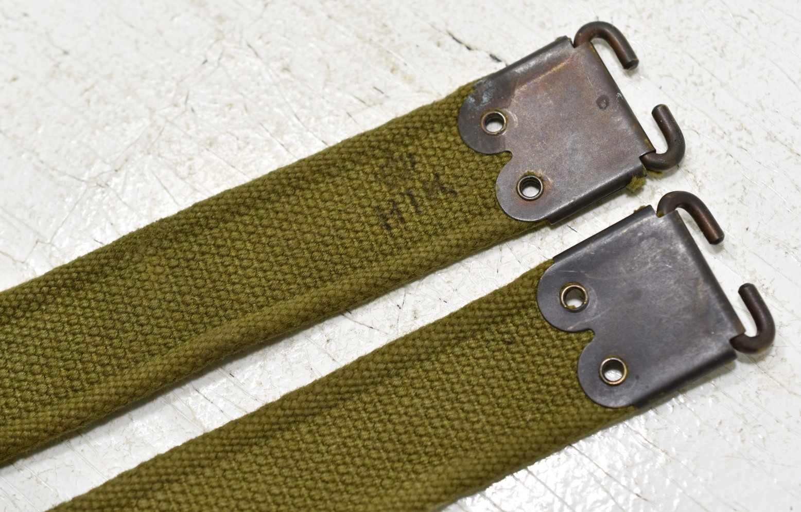 Lee Enfield WWII era 52" MKII Rifle Sling Canvas Green marked 1944