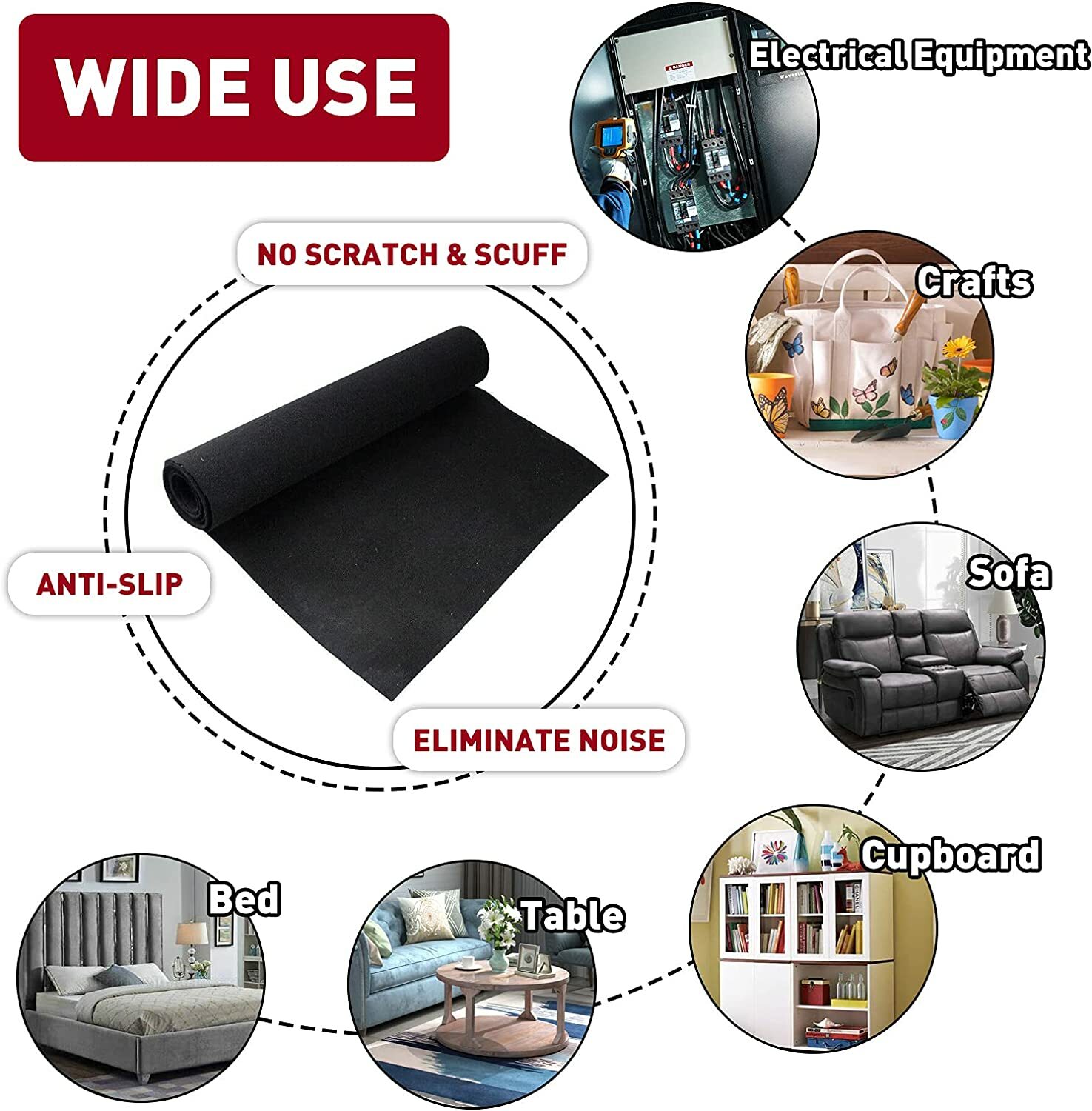 Speaker Box Fabric Subwoofer Car Truck Trunk Liner Carpet Cover Non-Woven Lot