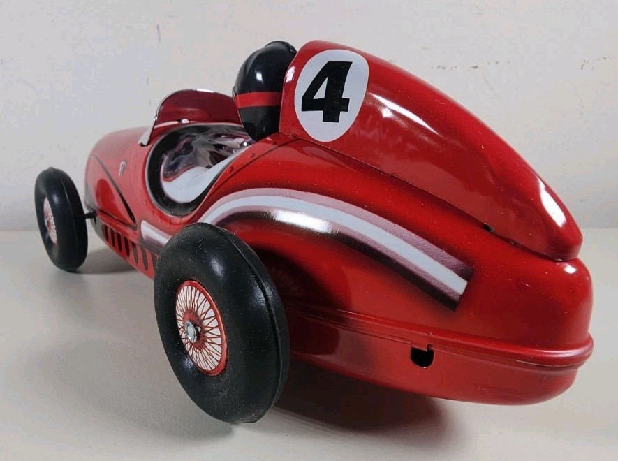 Schylling Tin Grand Prix Racer With Piston Pounding Engine Sound NIB
