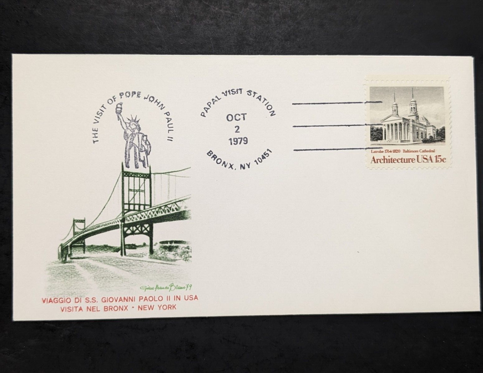Pope John Paul II, The Golden Series Trip to Ireland, US & UN Covers