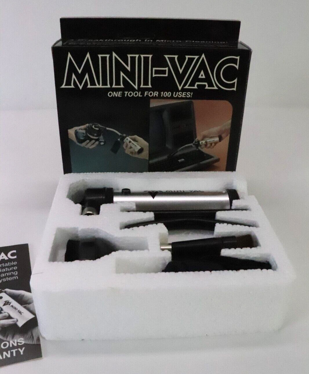 Mini-Vac Micro Cleaning Vacuum Computers Models Electronics Vintage NIB