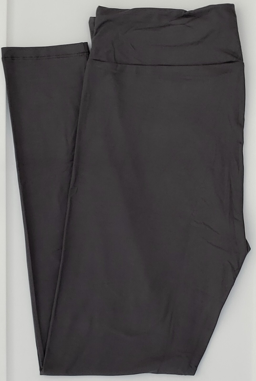 OS LuLaRoe One Size Leggings Versatile Solid Dark Gray Free Shipping !