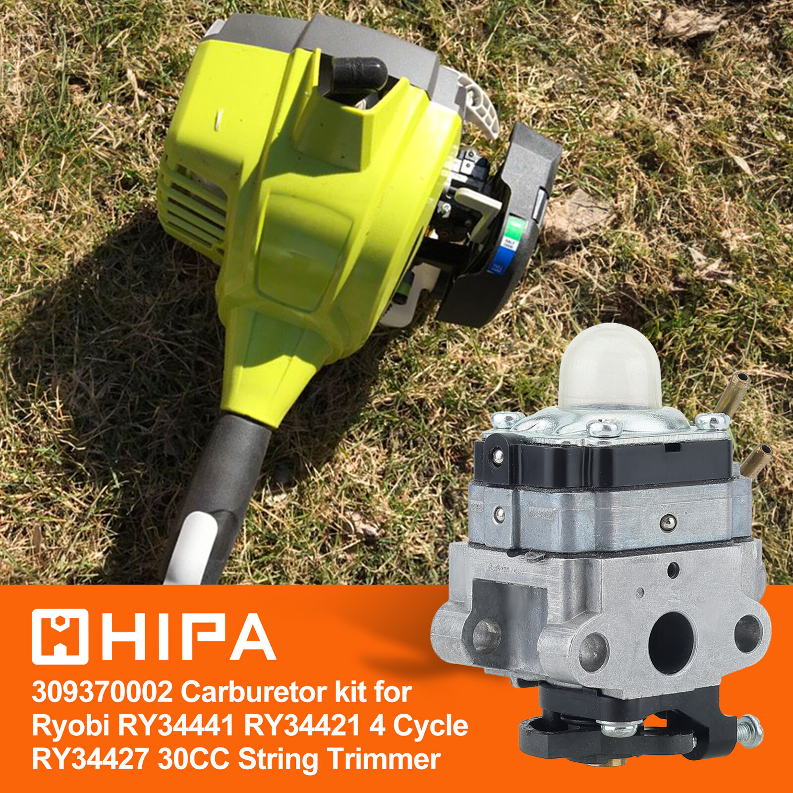 Carburetor For Ryobi RY34421 RY34422 RY34425 RY34441 RY34442 Homelite 309370002