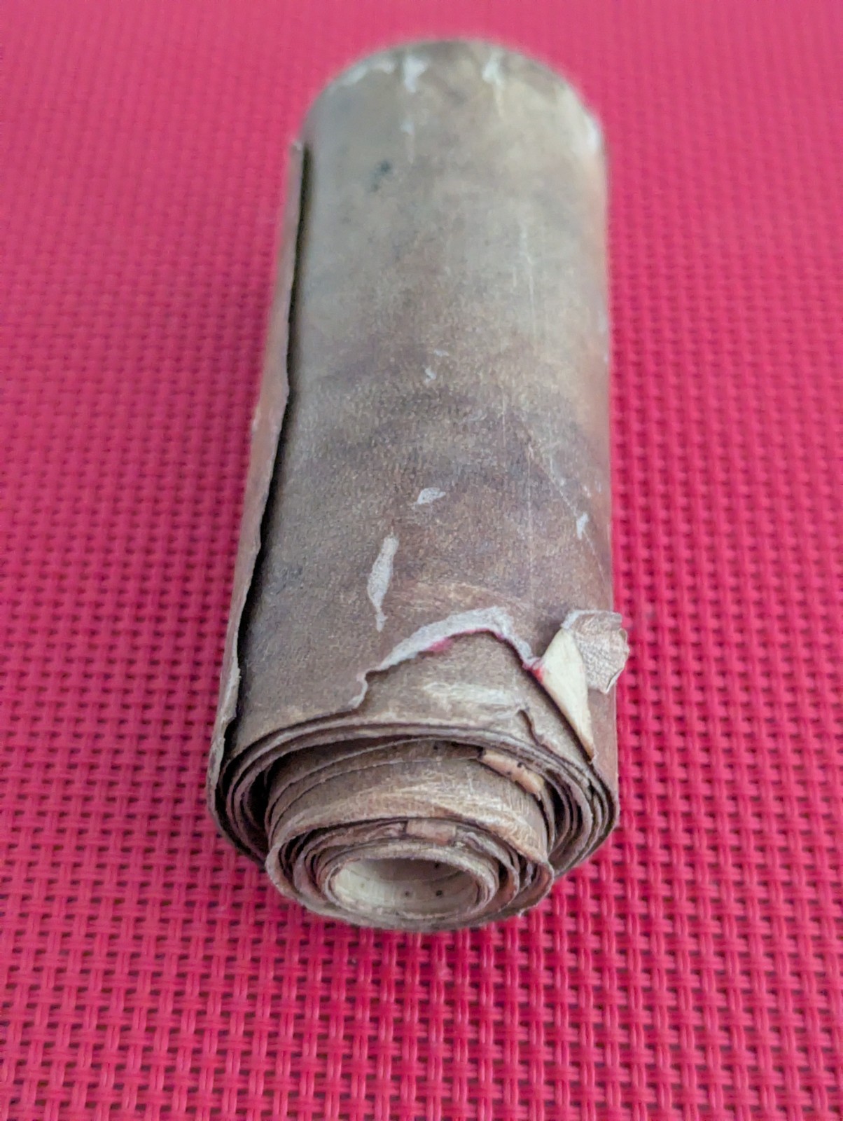 Antique Ethiopian Amulet Manuscript Scroll Handwritten Magical Prayer Protection