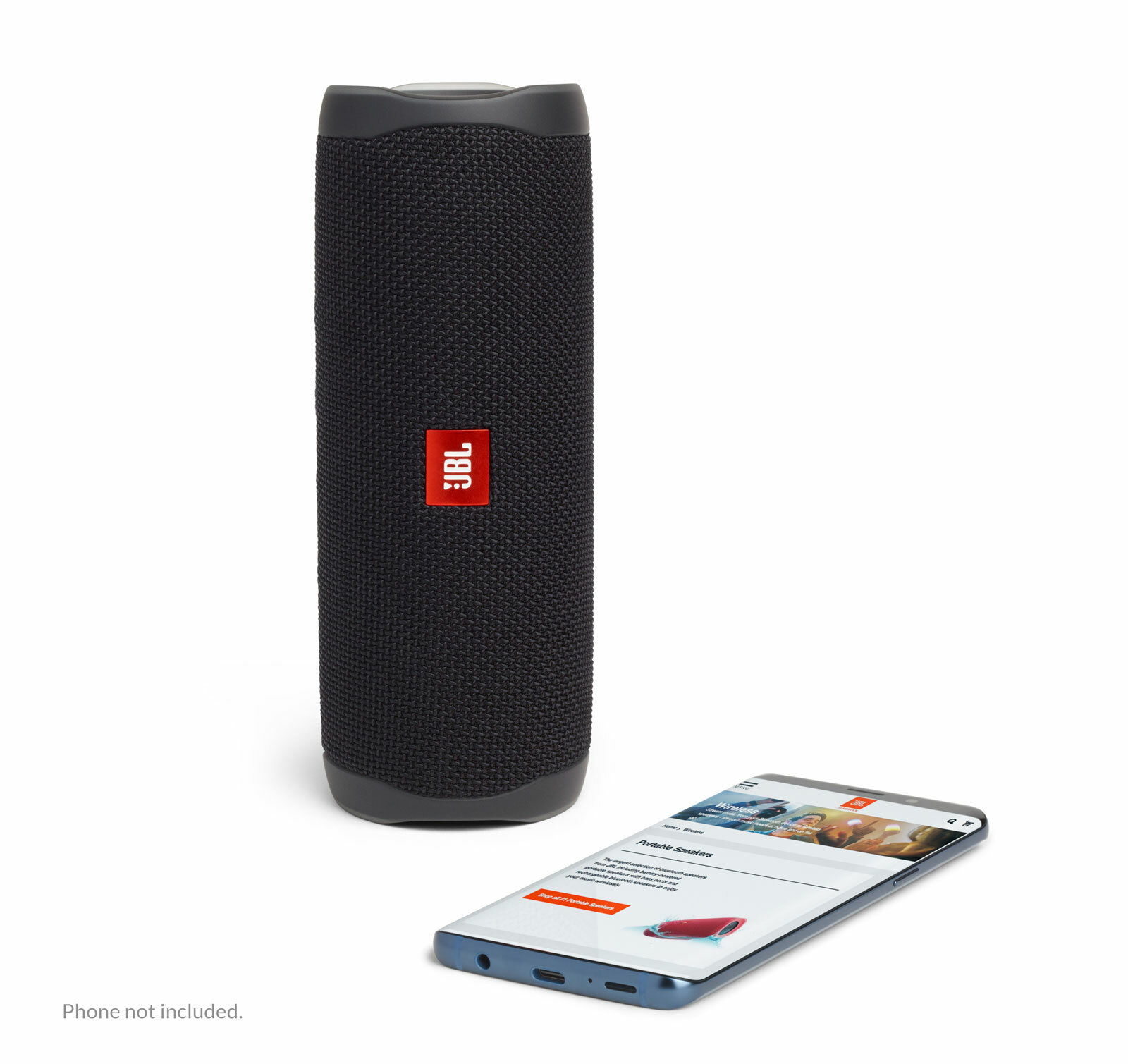 JBL Flip 5 Black Portable Bluetooth Speaker (Open Box)