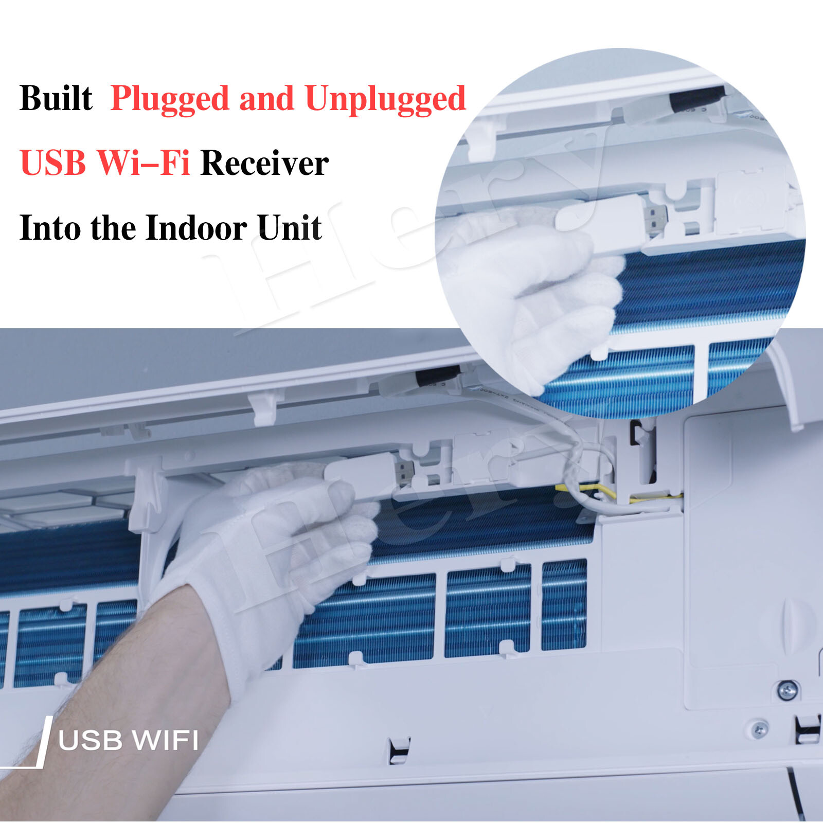 12000 BTU Mini Split Air Conditioner Ductless Inverter AC W/Heat Pump 230V WIFI