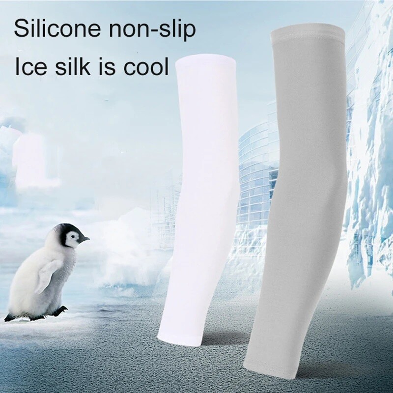5 Pairs Cooling Arm Sleeves Cover UV Sun Protection Sports Outdoor For Men Women