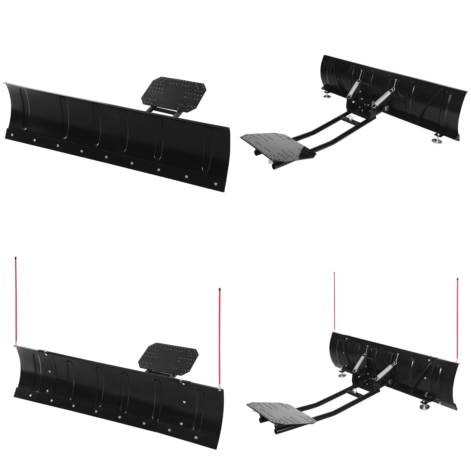 Uimoso Universal UTV ATV Snow Plow Blade Kit 48" 60" 43" / 60" / 72" Adjustable