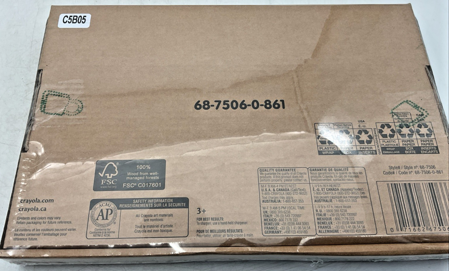 Crayola Colored Pencil Classpack 240, Bulk School Supplies for Teachers & Kids