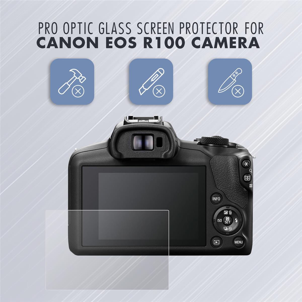 ProOptic Glass Screen Protector for Canon R100 Camera #PRO-SP-CAR100