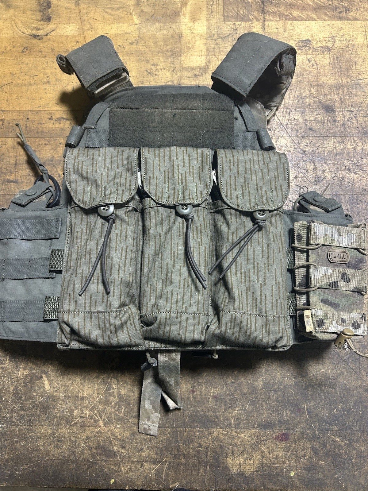 Eastern German Strihctarn Modernized Chicom Style 3 Cell Magazine Placard