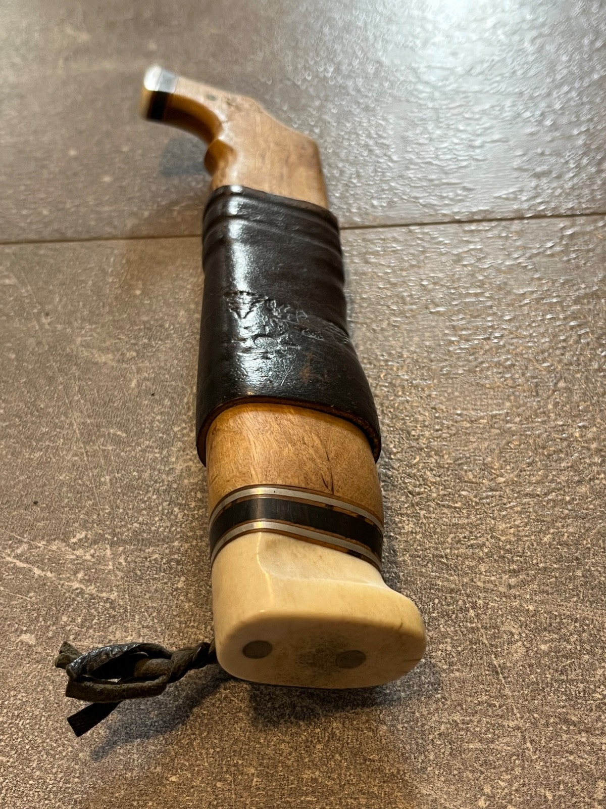 vintage swedish handmade knife puukko markt RB hunting fishing camping