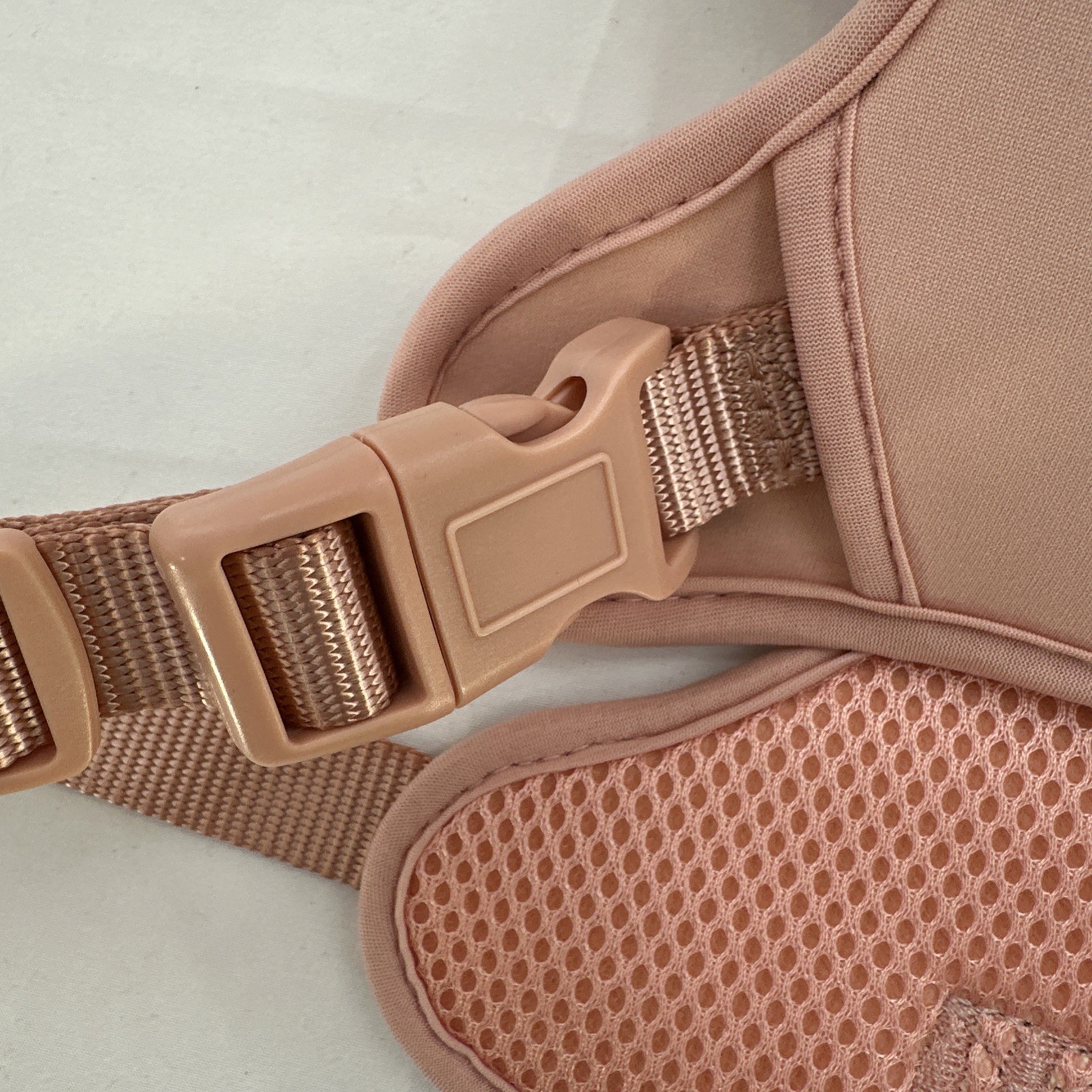 Doghaus Dog Harness LARGE (33-55lb) Salmon Pink Neoprene Mesh Adjustable Durable