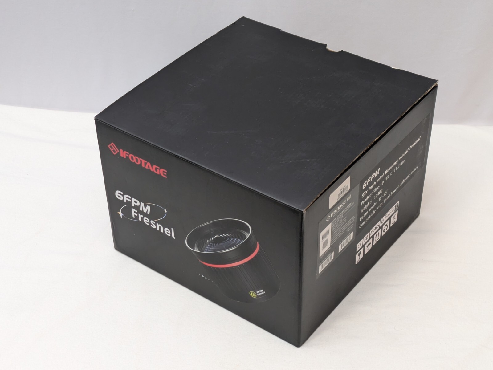 iFootage 6 Inch Mini Bowens Mount Fresnel Spotlight Lens 6FPM 8-35 Degree