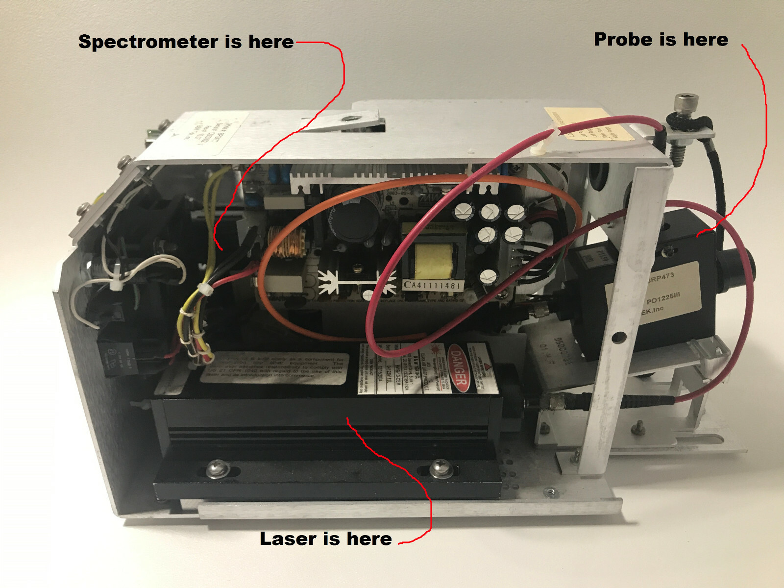 BW Tek 473nm RAMAN Spectrometer B&W Tek BWTEK - DPSS laser, probe, & More - DIY