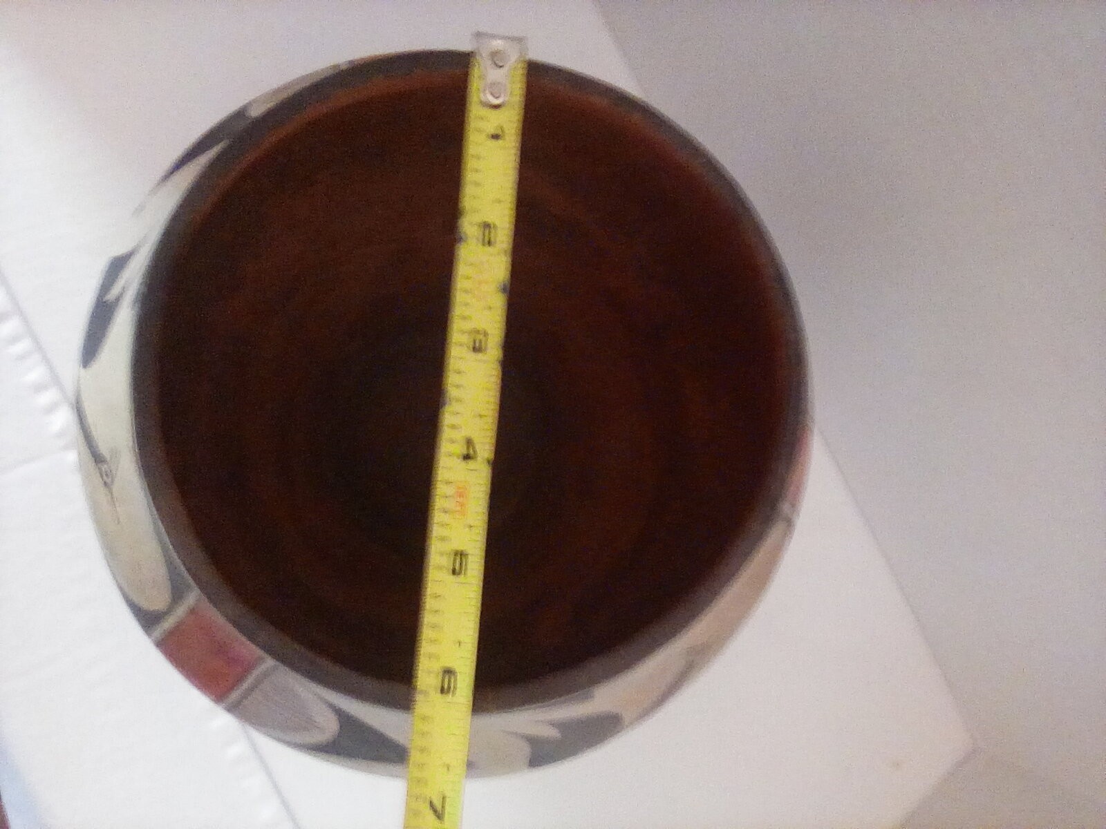 Authentic New Mexico Antique Zia Pueblo Indian Pottery Painted Bird Pot