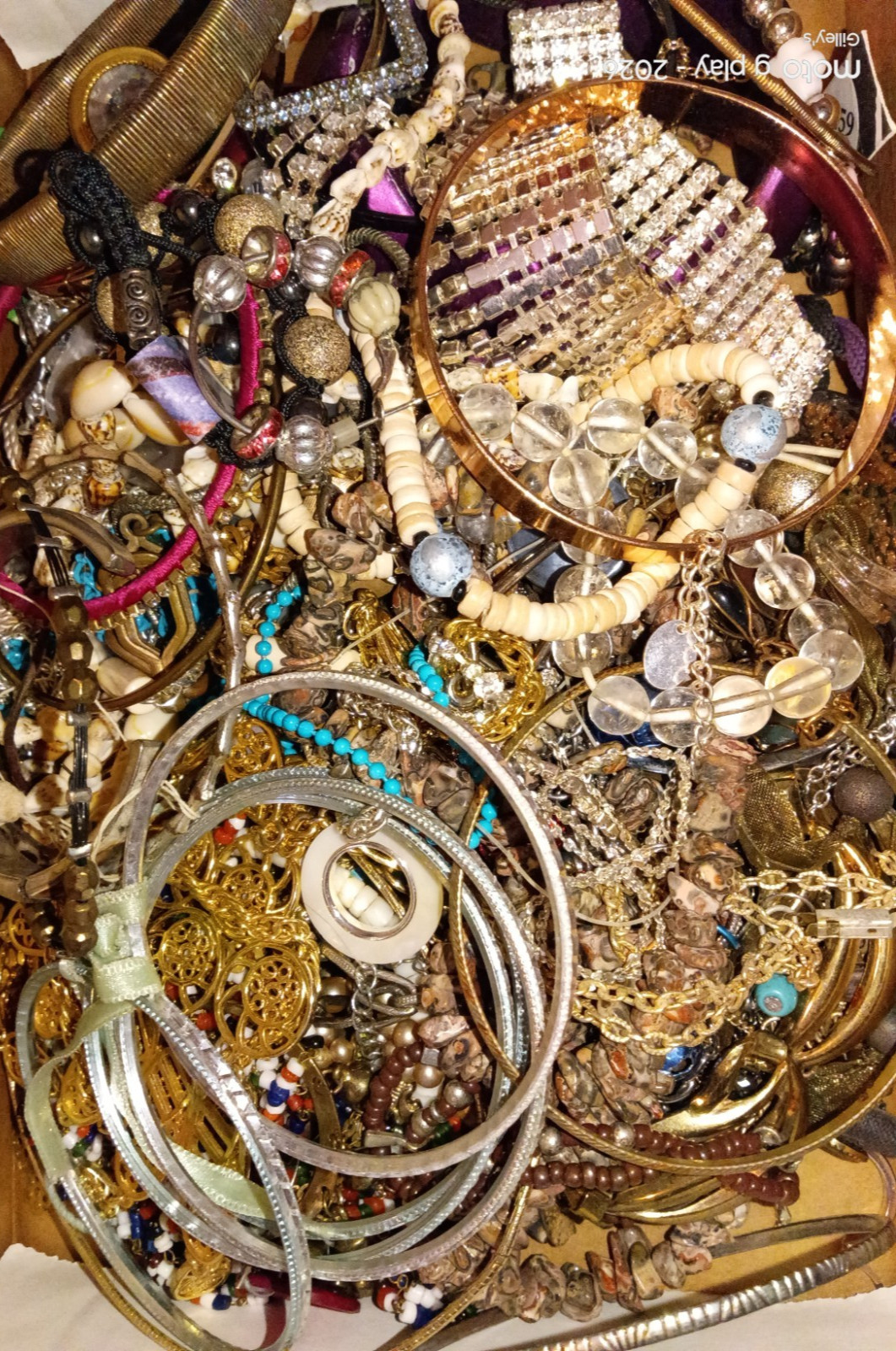 FREE SHIP LOT 1 DAY HANDLING Jewelry Junk 3 POUNDS 3 LBS VTG MODERN Y2K Grab Mix