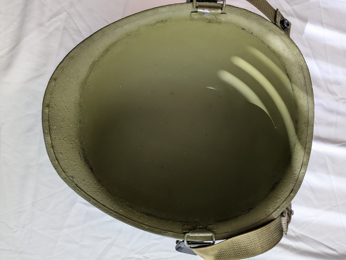 US Army original M1 helmet liner cover and chin strap