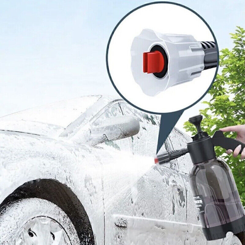2L Car Wash Foam Sprayer Hand Held Pump Wash Spray Bottle Snow Foam Detailing