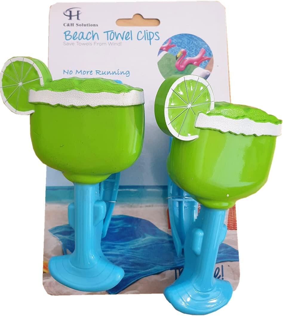 Lemon Cups Style Beach Towel Clips