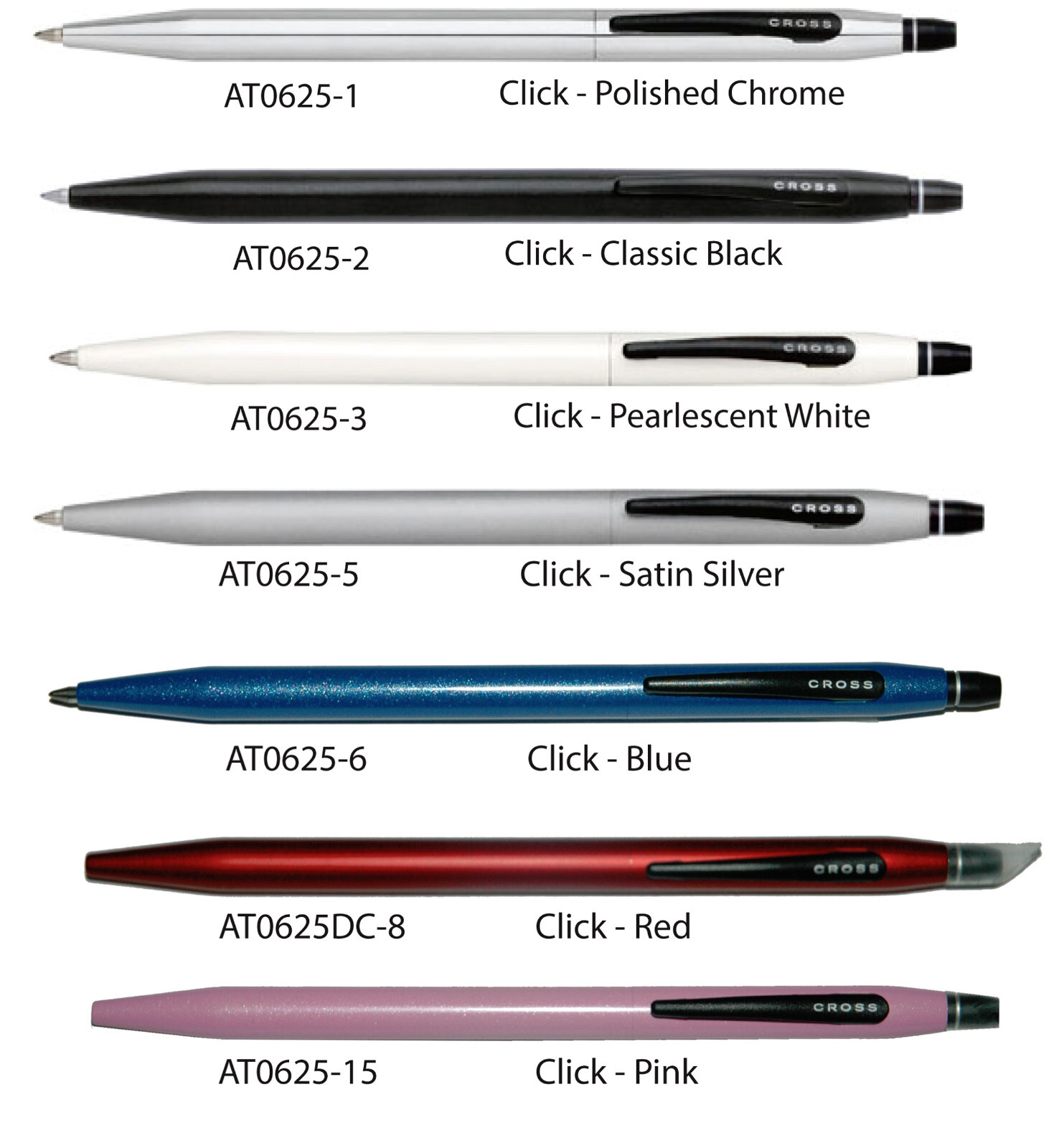 3 Pieces Cross Gel Roller Pen Refill in Black Ink, 0.7 mm. One Per Card (8910-1)