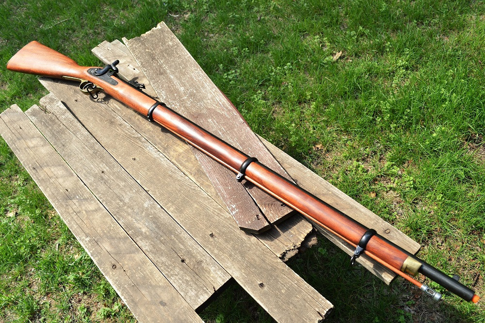 Non-Firing Denix Replica 3 Band Pattern 1853 Enfield Musket Rifle - Civil War