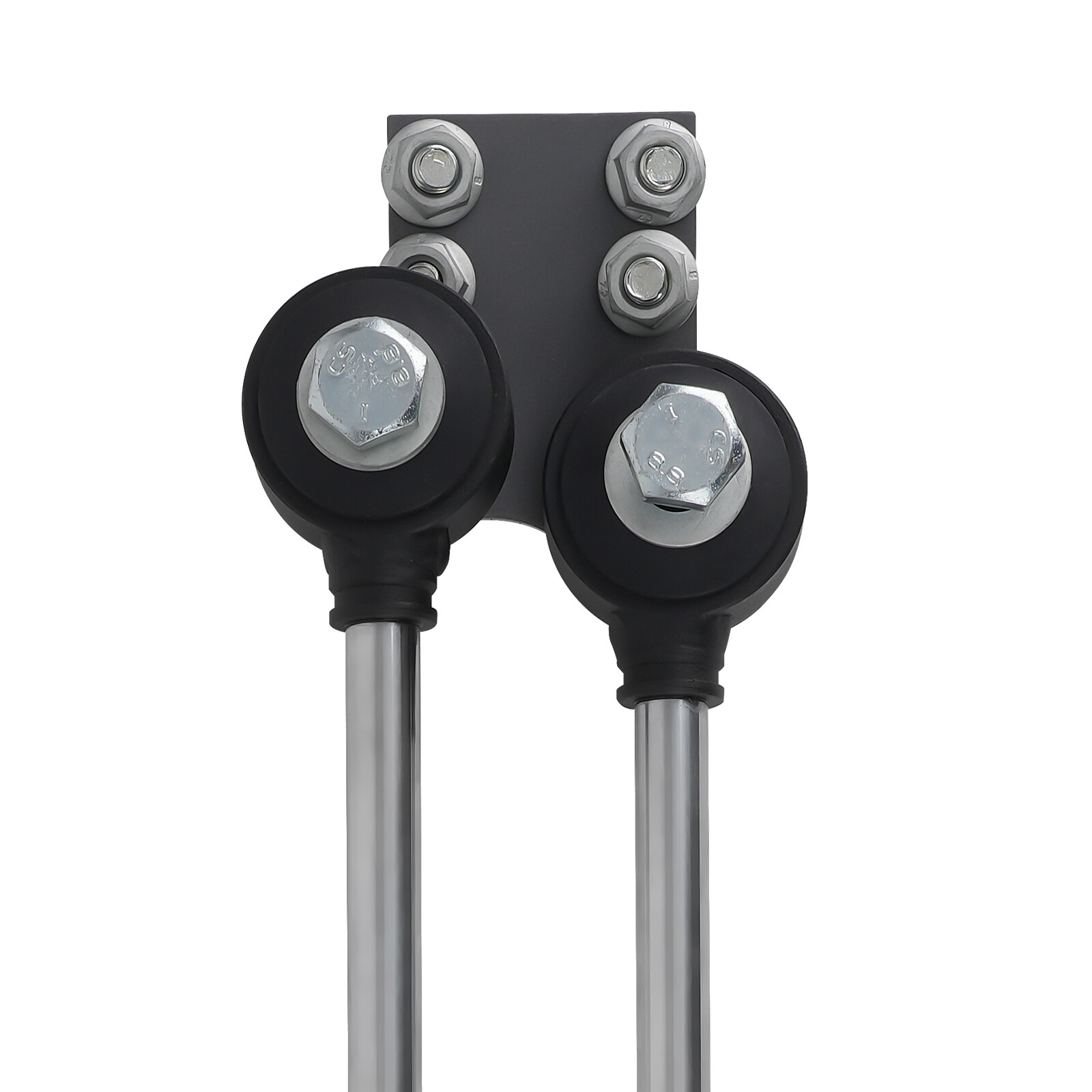 Dual Steering Stabilizer For Jeep Wrangler YJ 4WD 1987-1995 w/ 4-6.5" Lift