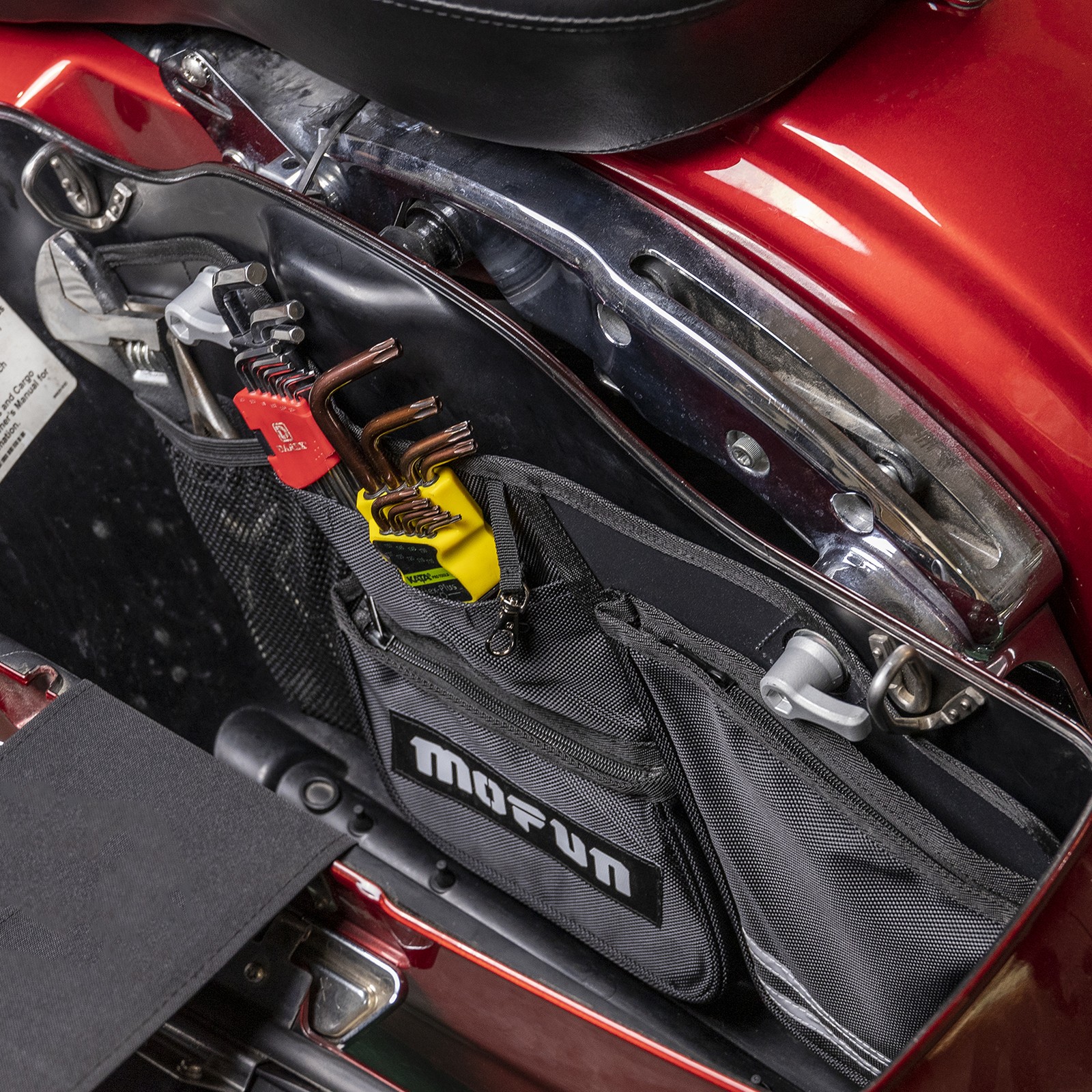 2x Saddlebag Organizers Storage For Harley Touring Road Electra Glide 1993-2013