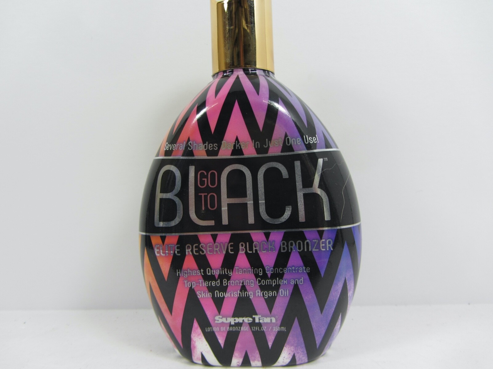 SUPRE GO TO BLACK ELITE RESERVE BLACK BRONZER TANNING LOTION