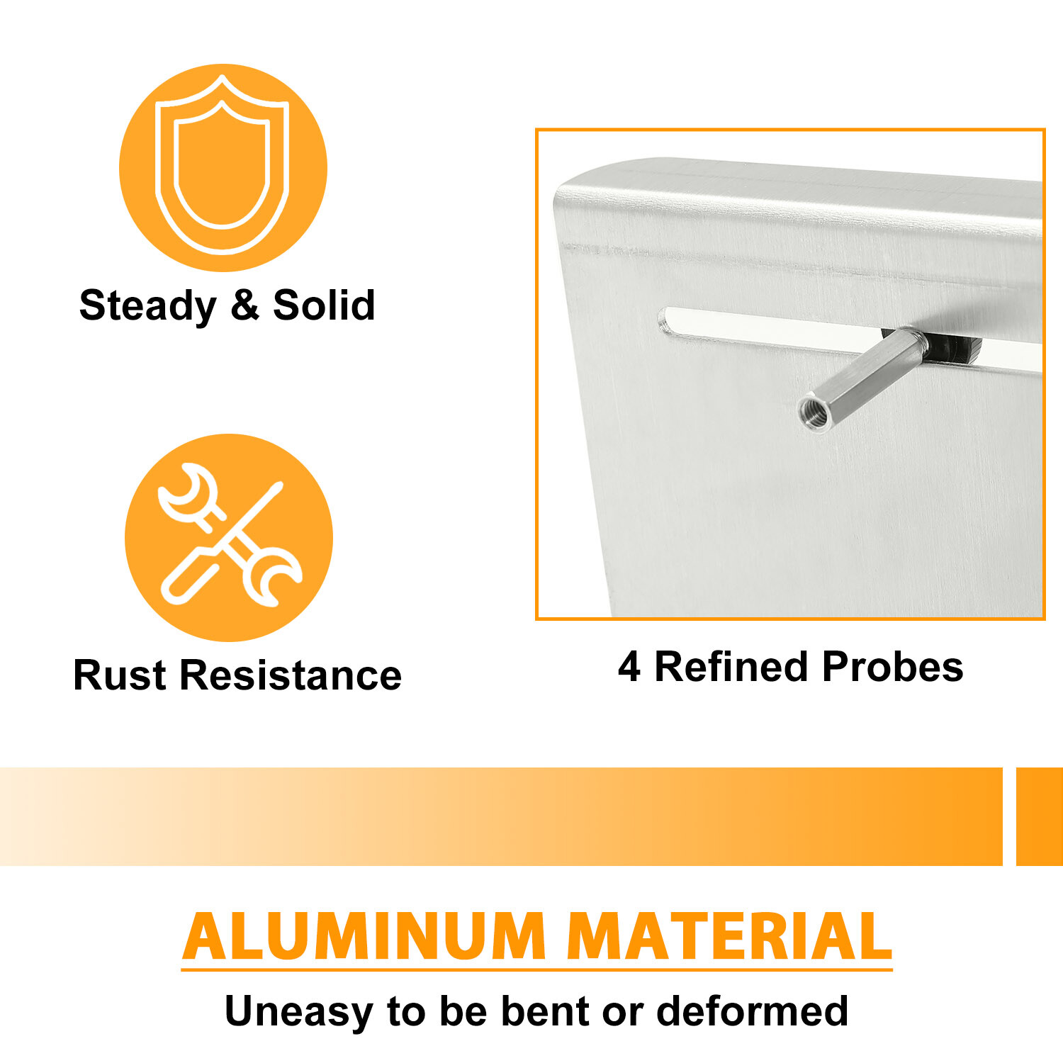 Wheel Alignment Tool System Toe Plates Accurate Measurements w/ 2 Tape Measures