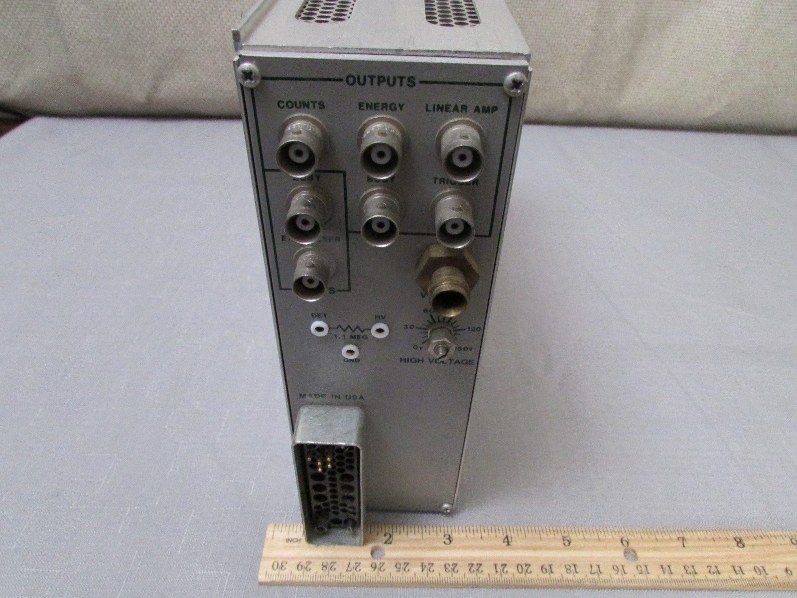 Tennelec TC 256 Alpha Spectrometer NIM BIN Used Good Really Clean