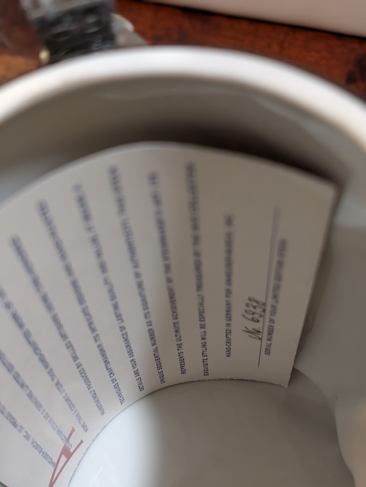 Anheuser-Busch BUD ICE PENGUIN STEIN Ceramic Hand Numbered CS315 Albert Stahl