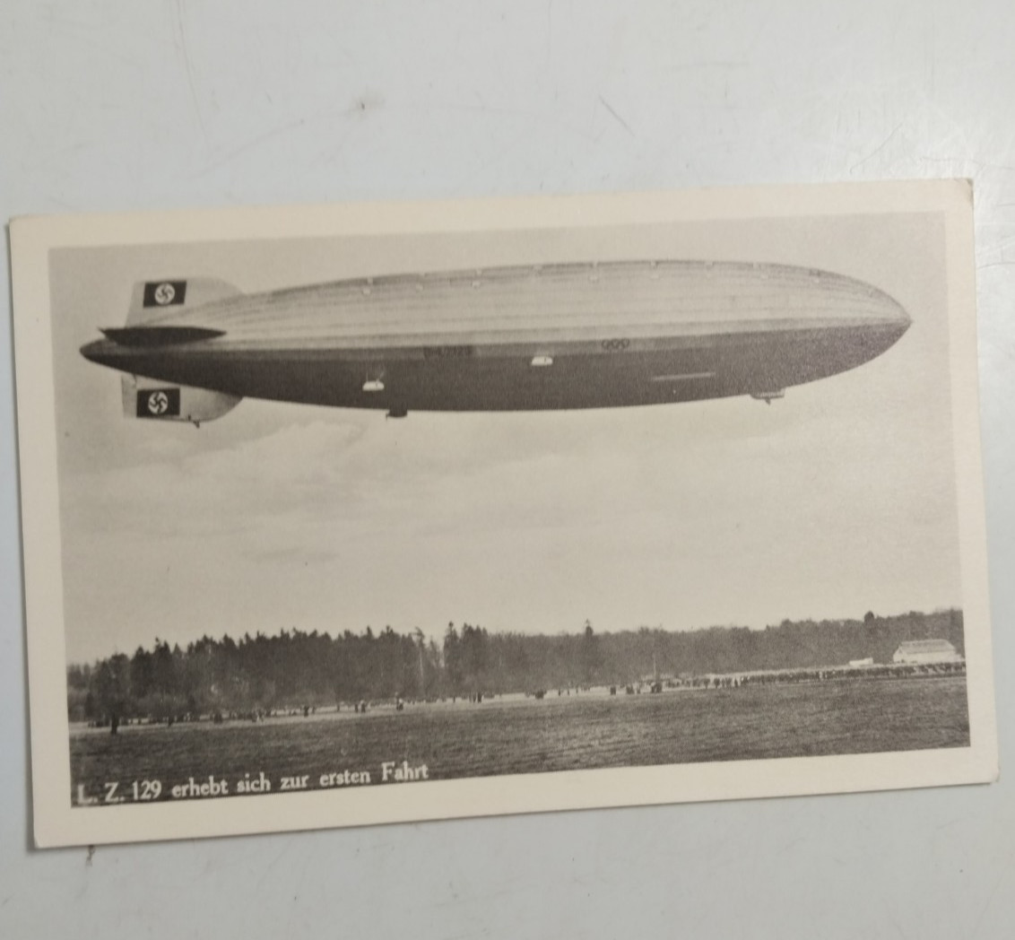 2 GRAF ZEPPELIN LZ 127 129 Postcards Germany 1st South American Flight Lakehurst