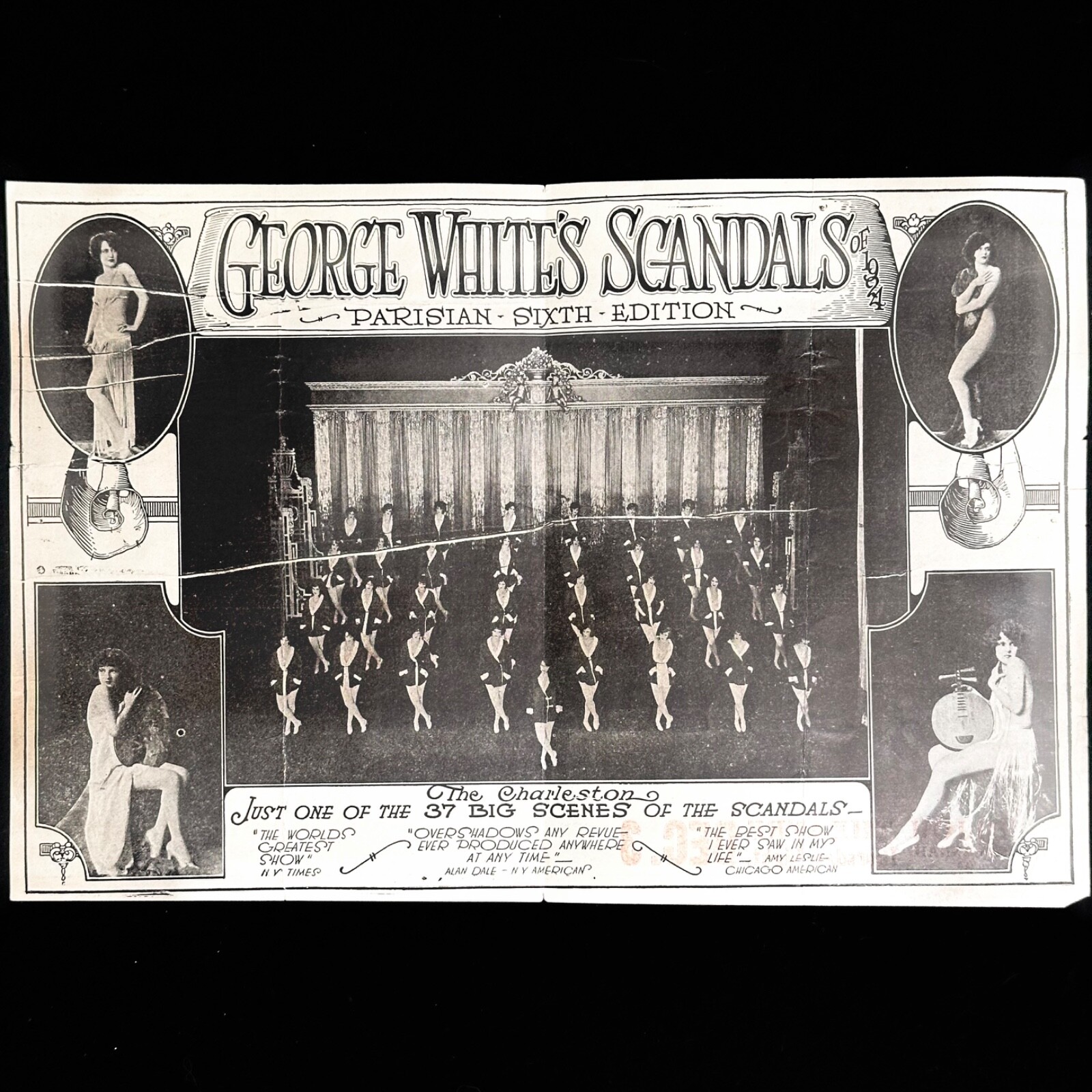 1924 Bijou Theatre Program for George White’s Scandals, Savannah GA