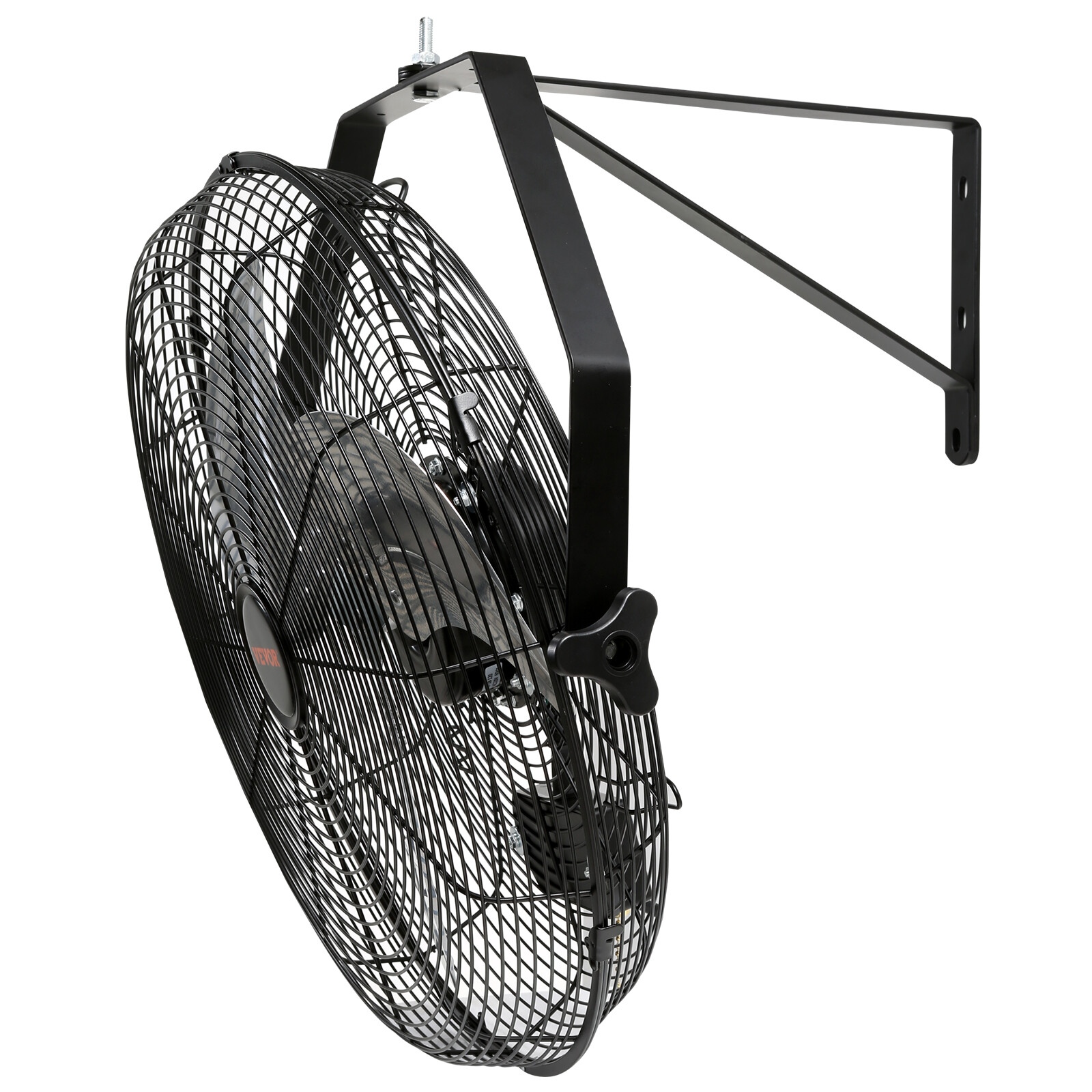 VEVOR 2PCS 18'' Industrial Wall Mount Fan Metal Fan 3 Speed Ventilation Shop Fan