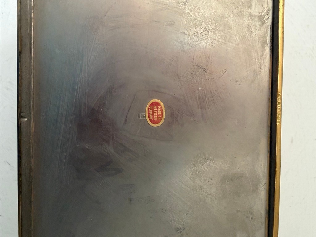 German Gothic Revival Silvered & Gilt Bronze Casket – Medieval Figural Relief –