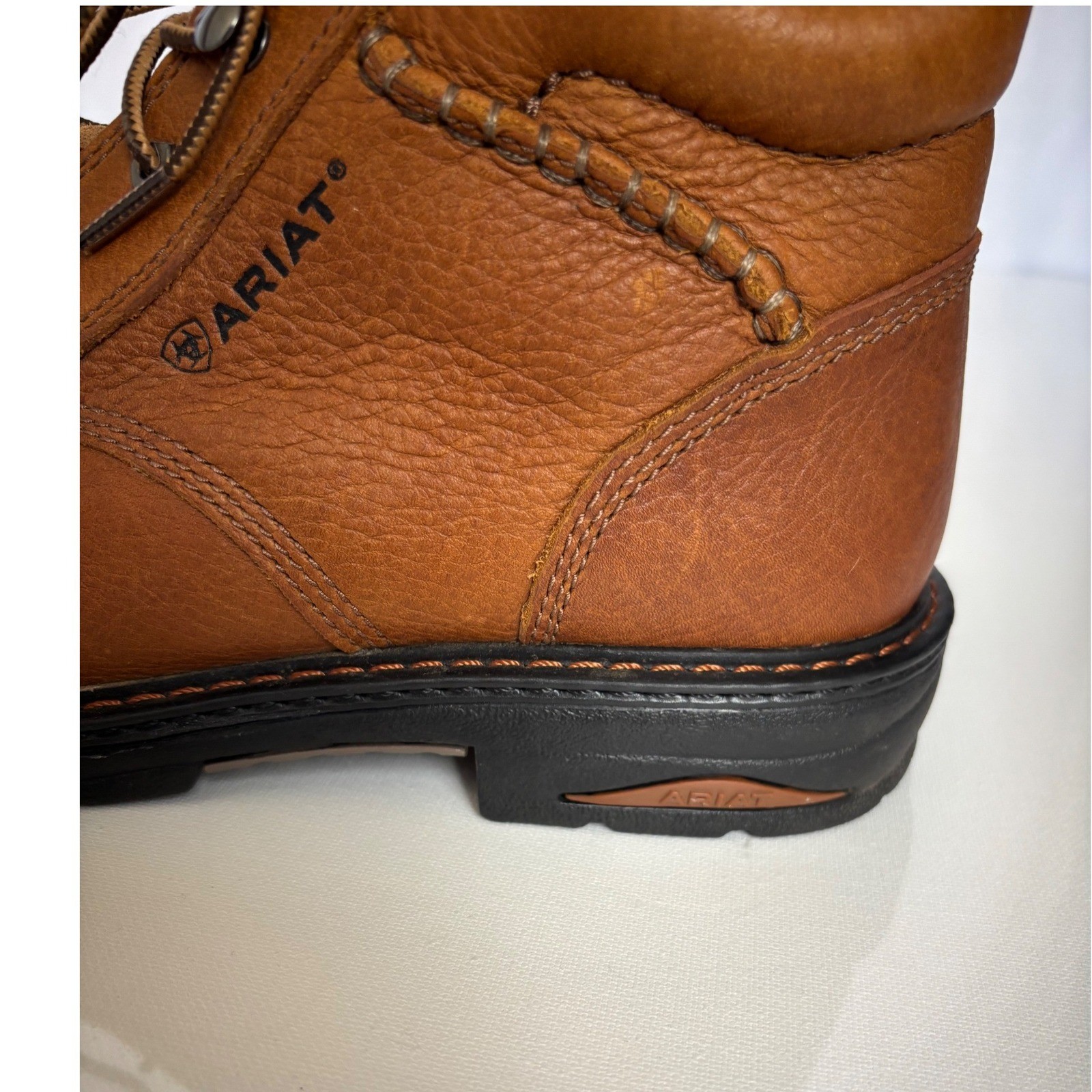 Ariat Macey Composite Toe Work Boots Brown Women's Size 9.5 B (Narrow)