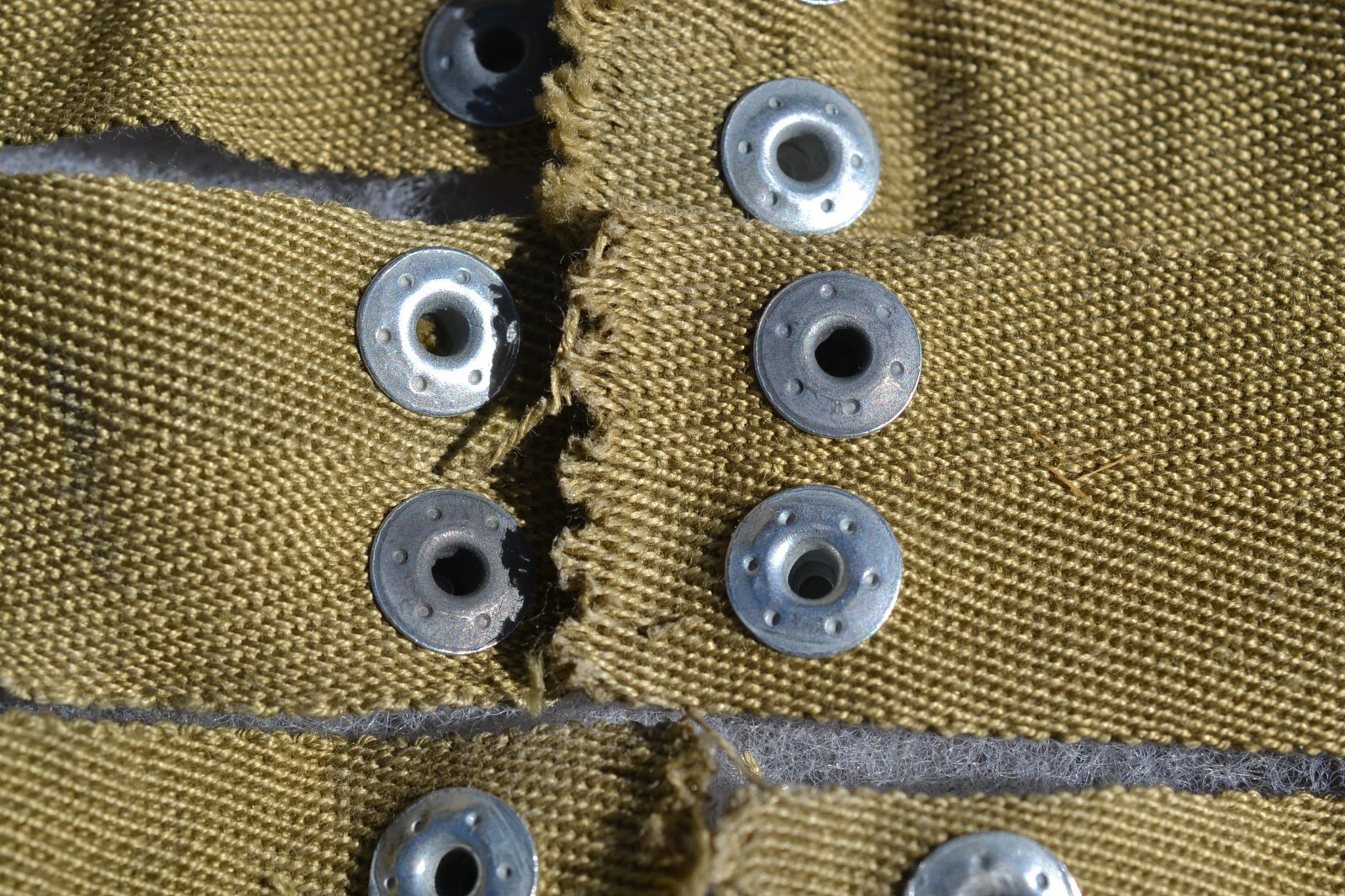 US ARMY M-1 HELMET LINER NAPE STRAP RARE MAKER B.S. CO. MAKER STAMP