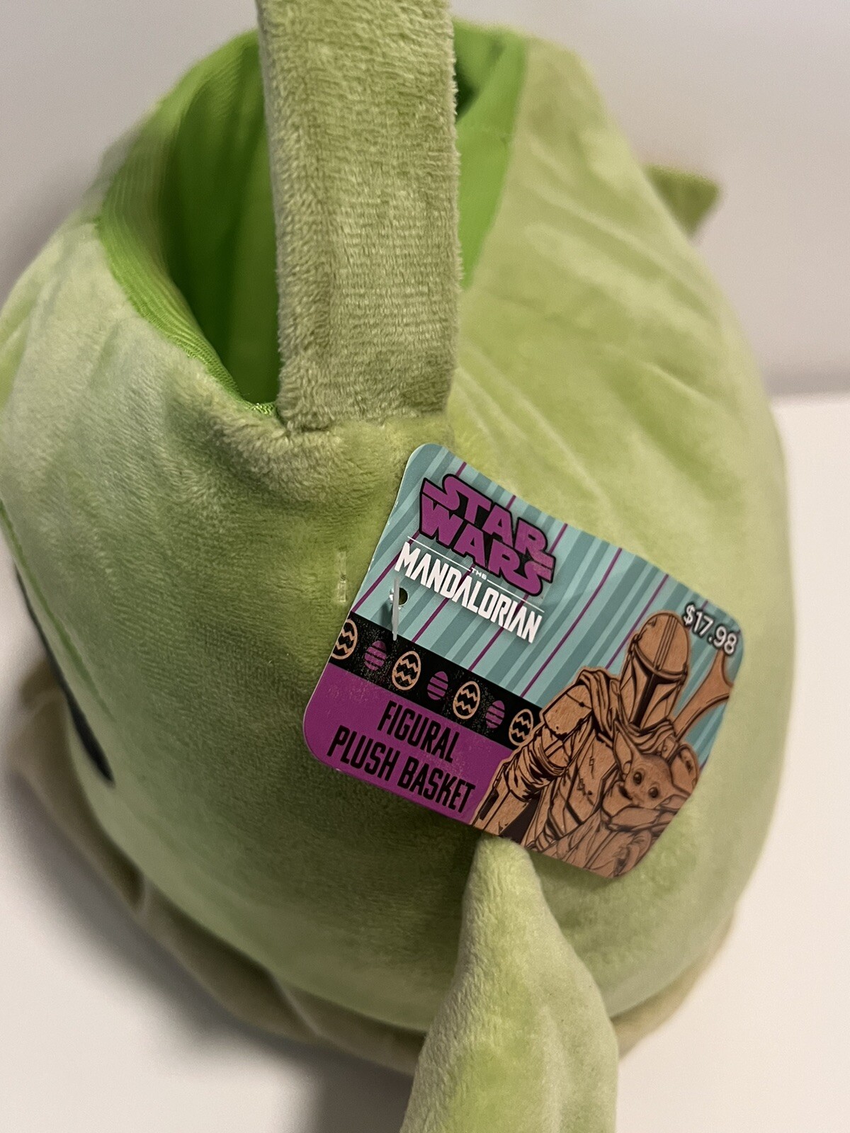 Baby Yoda Plush Easter Basket - Star Wars bucket Mandalorian - RARE HTF