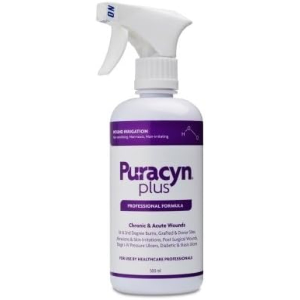 Puracyn Plus Professional Wound Cleanser Spray for Chronic & Acute Care 500ml