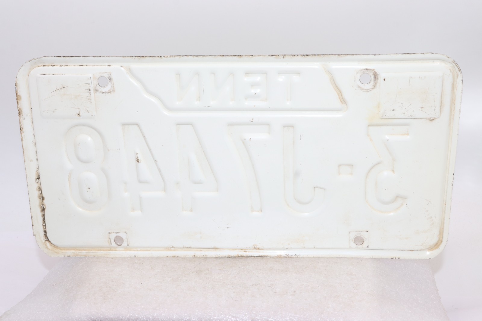 1971-1975 Tennessee License Plate Knox County " 3-J7448 "