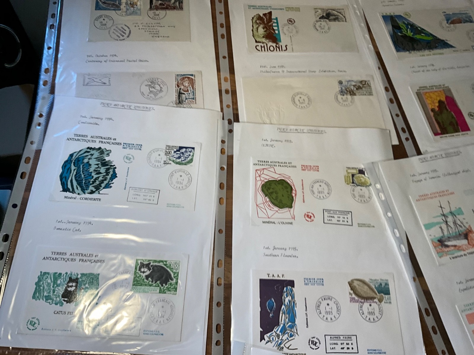 French Antarctic Territory fdc large lot 103 covers h13
