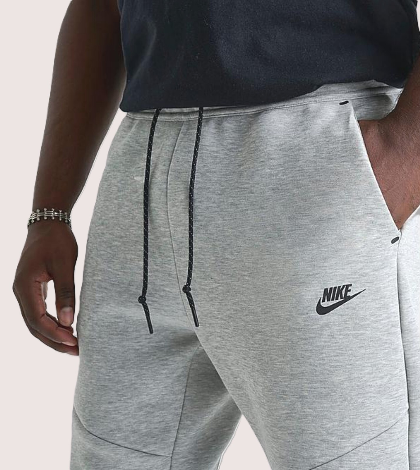 *NWT - NIKE Sportswear Mens Tech Fleece Tapered Jogger Pants - GREY - CU4495-063