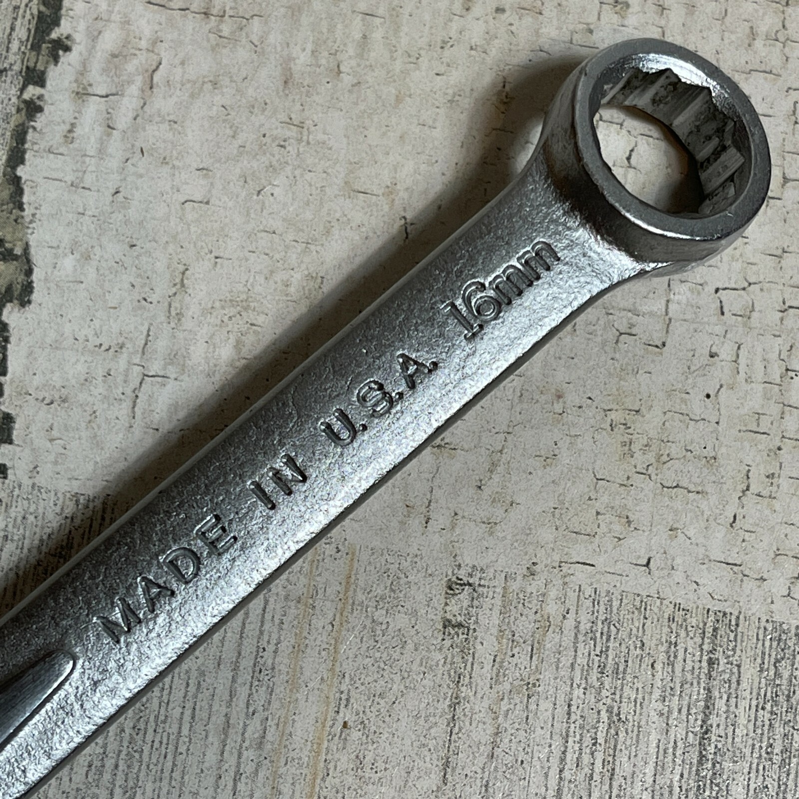 16mm METRIC COMBINATION 12-pt Forged Alloy WRENCH by EASCO Made in USA