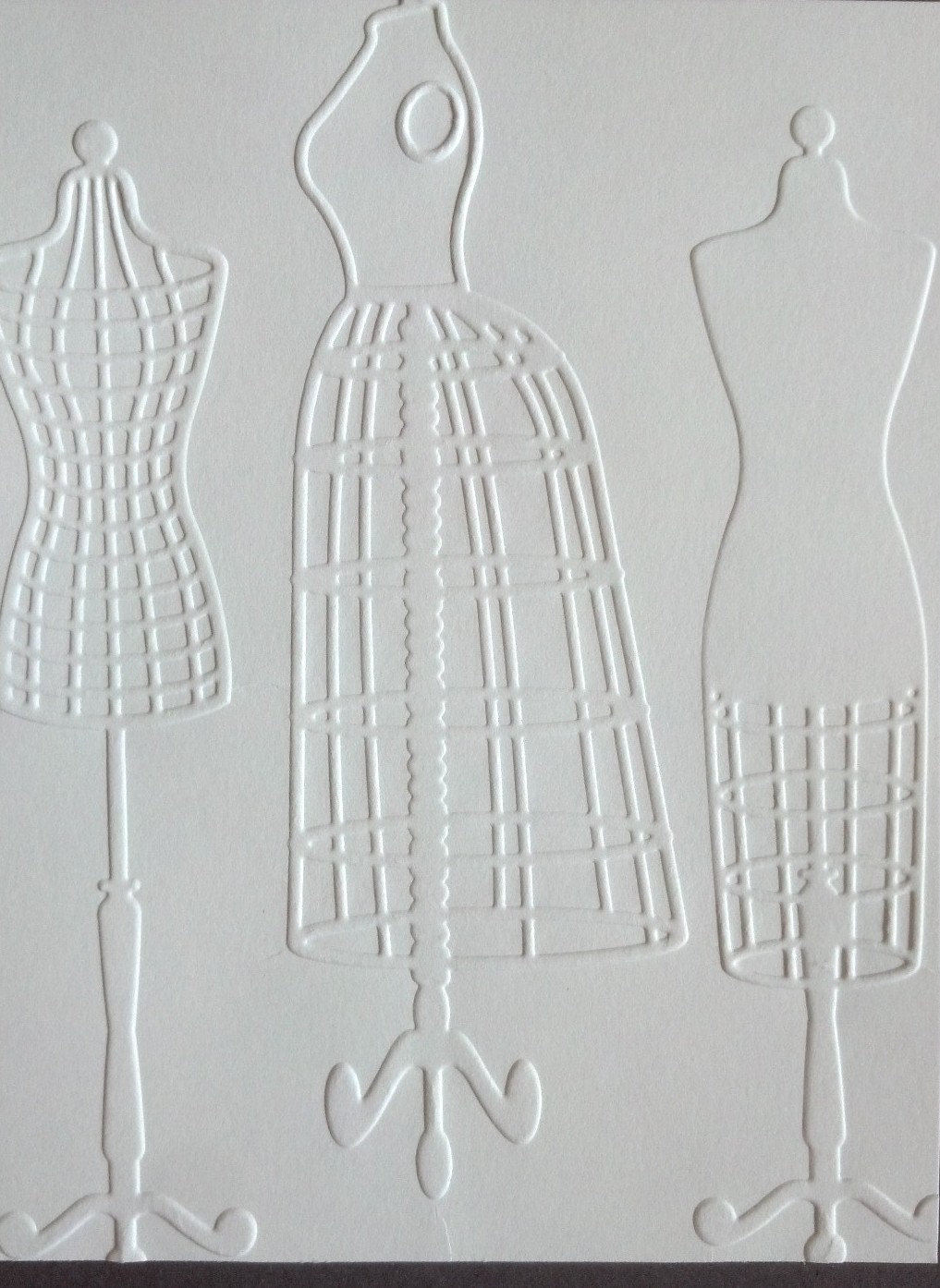 EMBOSSED STAMPIN' UP CARDSTOCK CARD FRONTS - BUY 5 SETS GET 1 FREE, HANDMADE