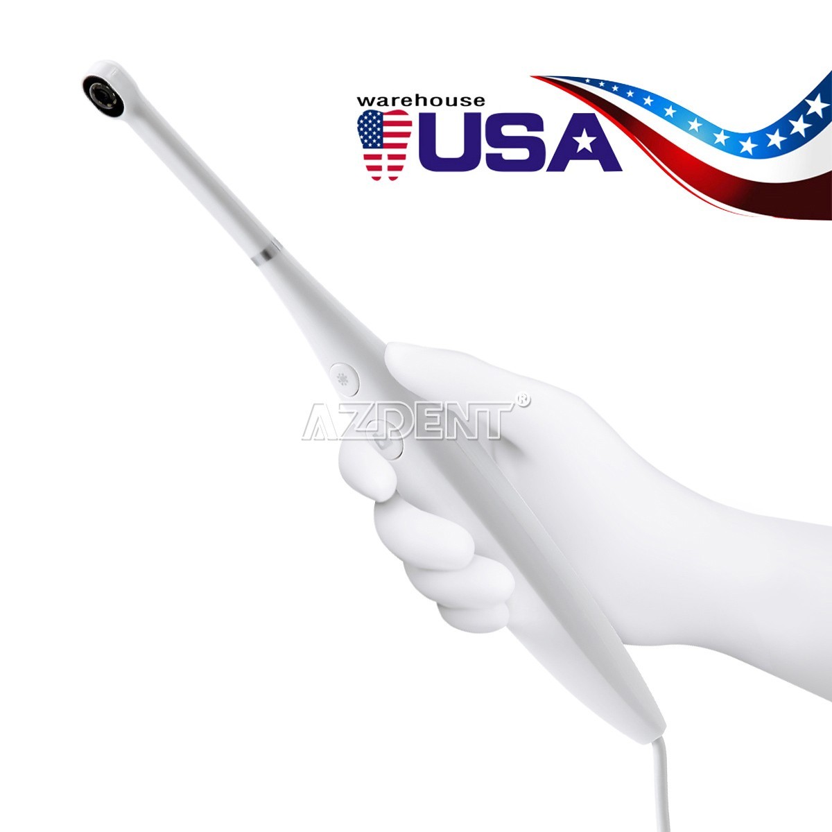 AZDENT Dental USB Imaging Intraoral Camera Real-time Video 8LED Light Endoscope