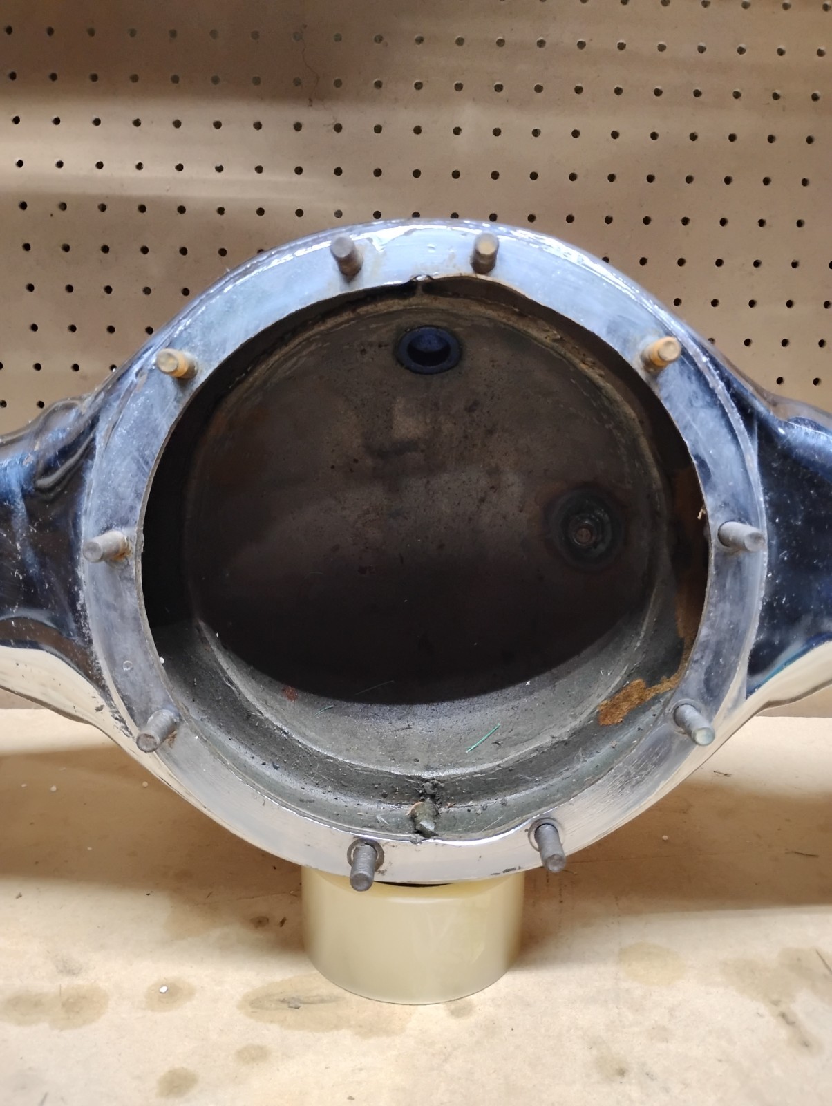 Vintage CHROME 8¾ 8.75 Axle FRONT ENGINE DRAGSTER Slingshot Vtg NHRA GASSER