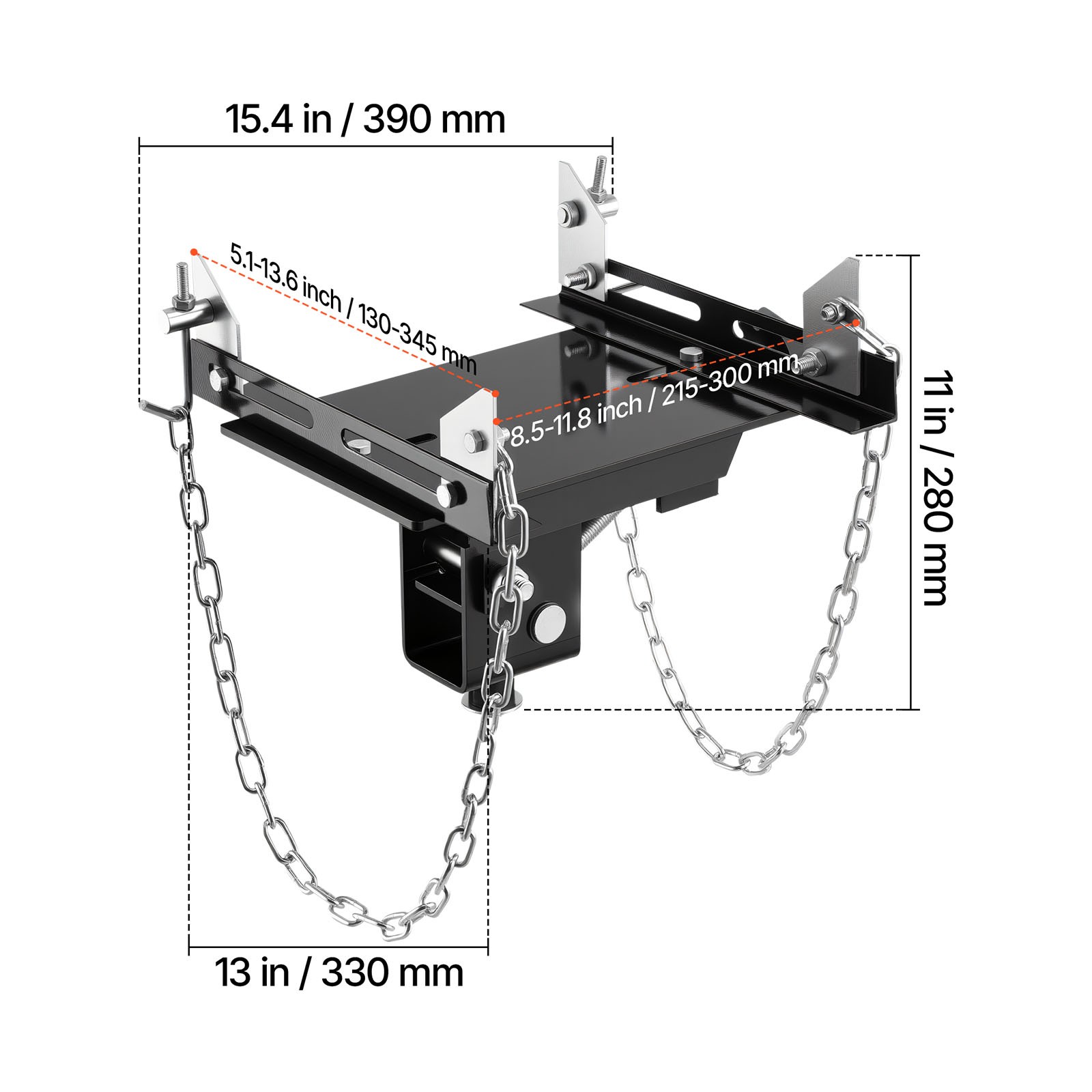 Uimoso Transmission Jack Adapter 1100 lbs Durable Lift Accessory for Floor Jacks