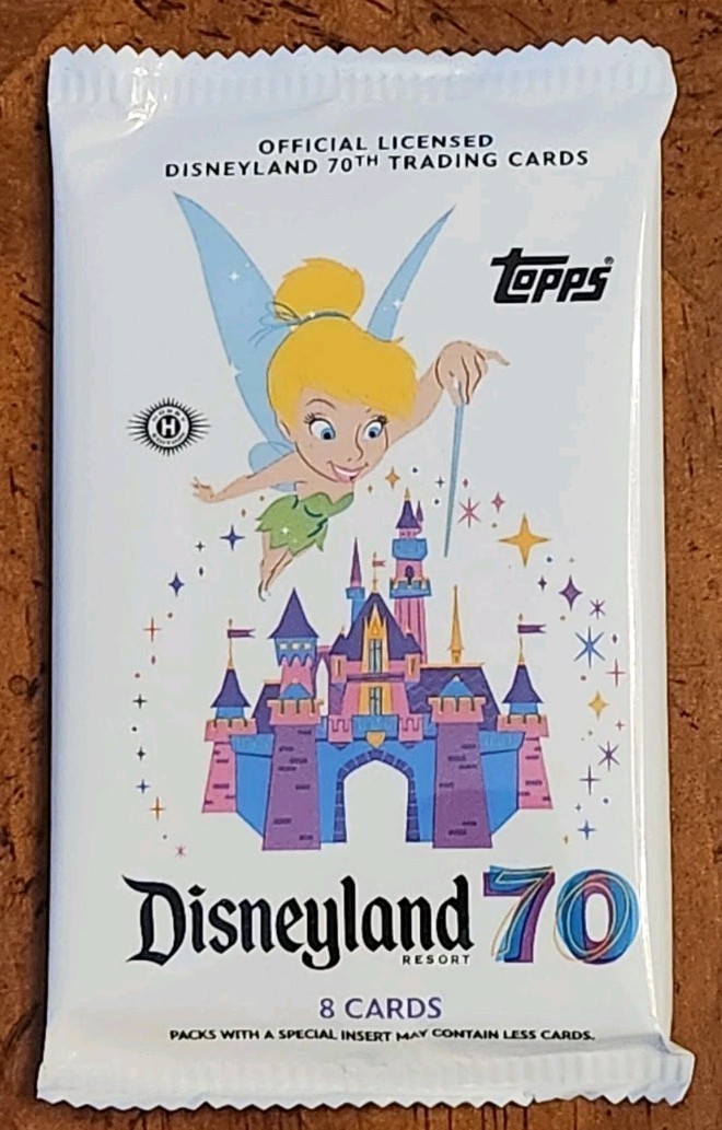 Topps 2025 Disneyland 70th Anniversary Trading Card HOBBY Pack [8 Cards]